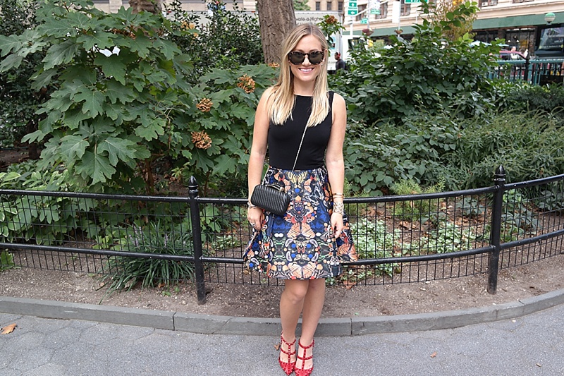 Alice + Olivia, Butterfly, Butterfly Dress, Valentino Rockstuds, Amabel Solid/Printed Combo Dress