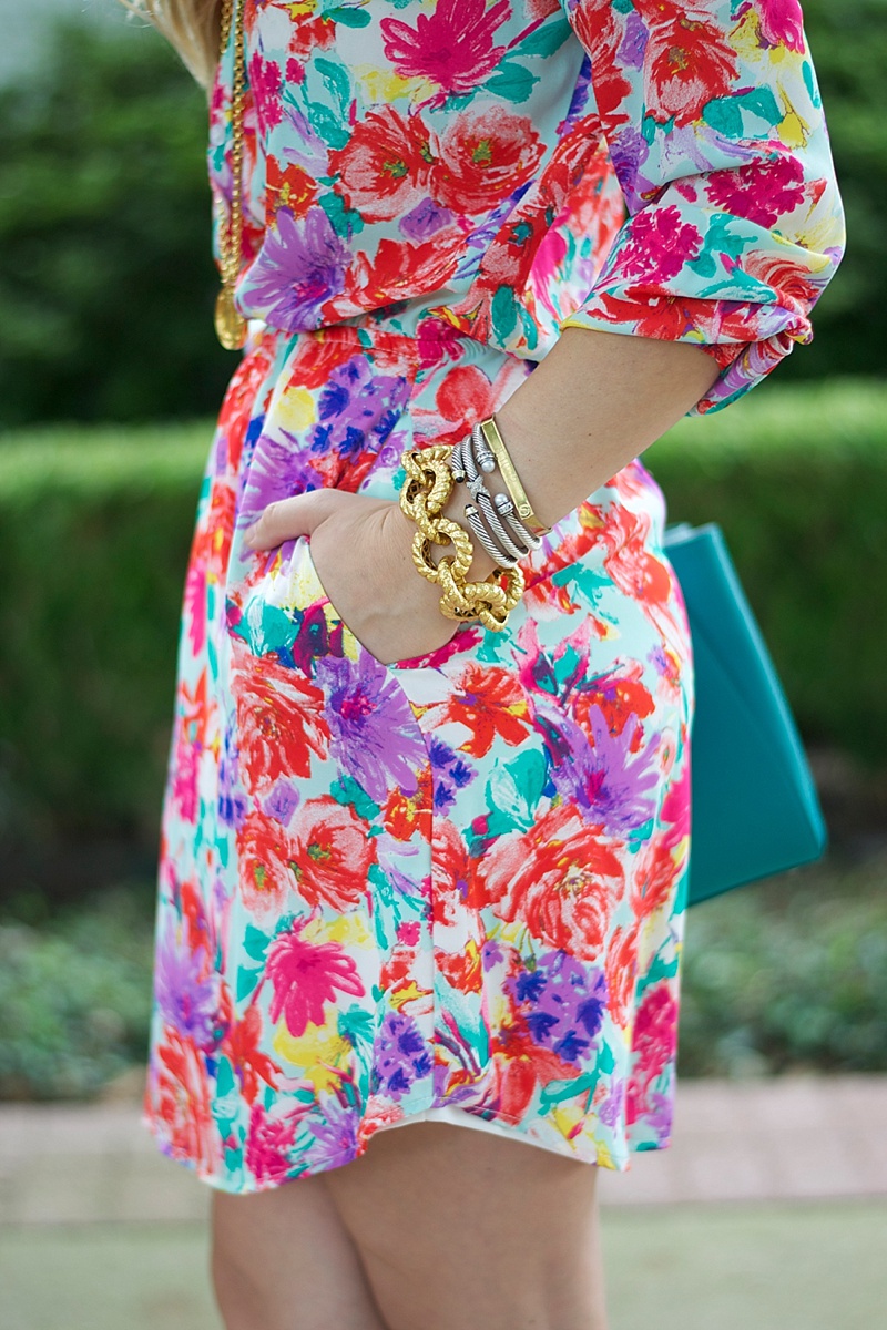 Floral Shirt Dress