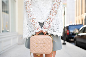 lace-top, jeans, topshop-jeans, nordstrom, nordstrom-jeans, chanel, chanel-handbag, revolve, revolve-lace-top, asos, asos-skirt, girly-style, feminine-lace, bell-sleeve-top, lace-top-under-$100, ruffle-skirt, valentino, valentino-rickstuds, nude-valentino-shoes, neiman-marcus-shoes