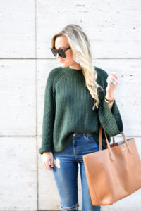 Sweater under $60, Bell sleeve sweater, nordstrom-sweater, jeans