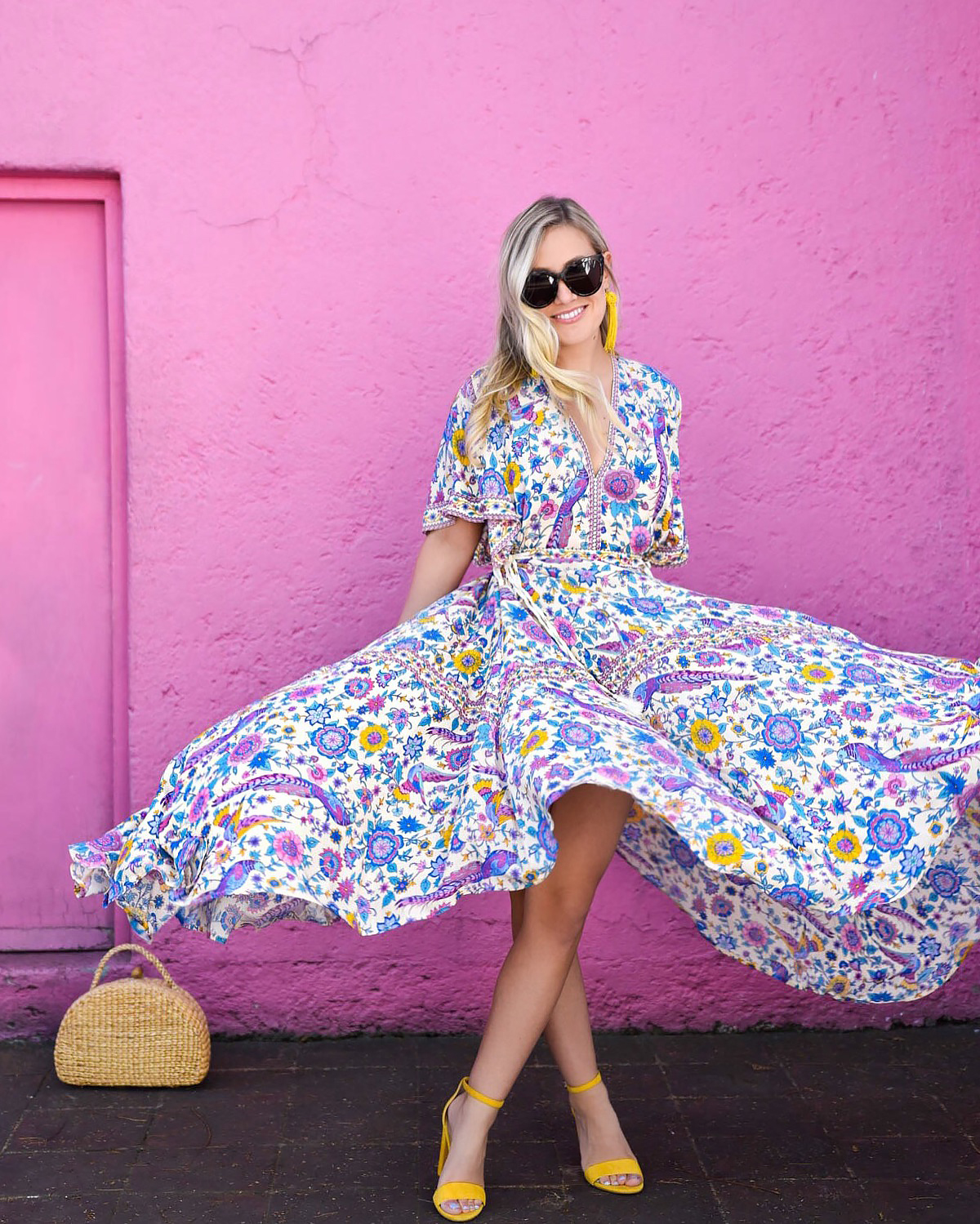 Colorful Maxi Dress in Mexico City