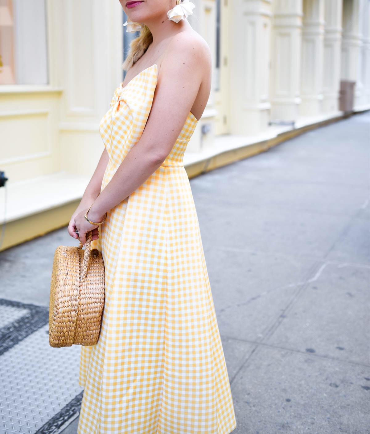 YellowGinghamDress, YellowBowDress MURPHY'S LAW