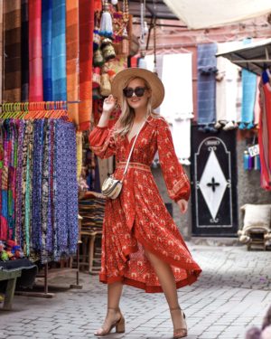 Lo-Murphy-Lo-Murph-Red-Dress-Marrakech-Souks-Spell-Byron- Bay-Travel-Style-Revolve-clothing