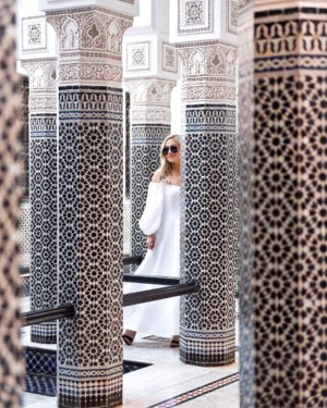 Marrakech-La-Momounia-Lo-Murphy-Mara-Hoffman-Dress-Button-Front-Dress-Travel-Blogger-White-Dress