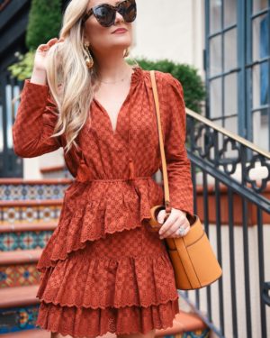 Ulla-Johnson-Dress-Nordstrom-Lo-Murphy-Fall-Outfit-Inspo-fall-colors-dallas-blogger-burnt-orange