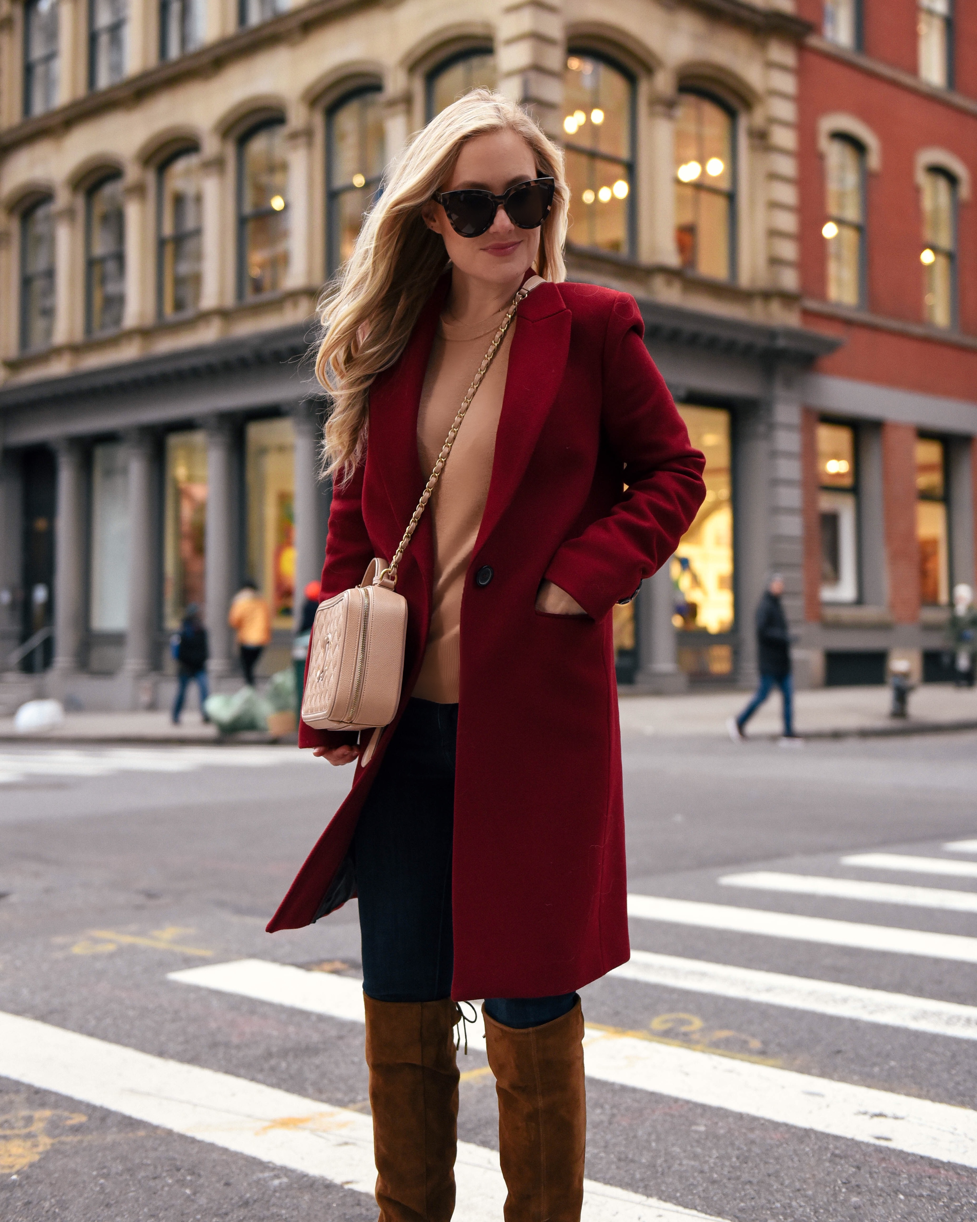 eBay-Coats-Red-Coat-New-York-Chanel-Handbag-Winter-Outfit-Lo-Murphy-Dallas-Blogger