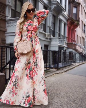 Floral-Dress-Zimmermann-Lo-Murphy-New-York-Travel-Blogger-Chanel