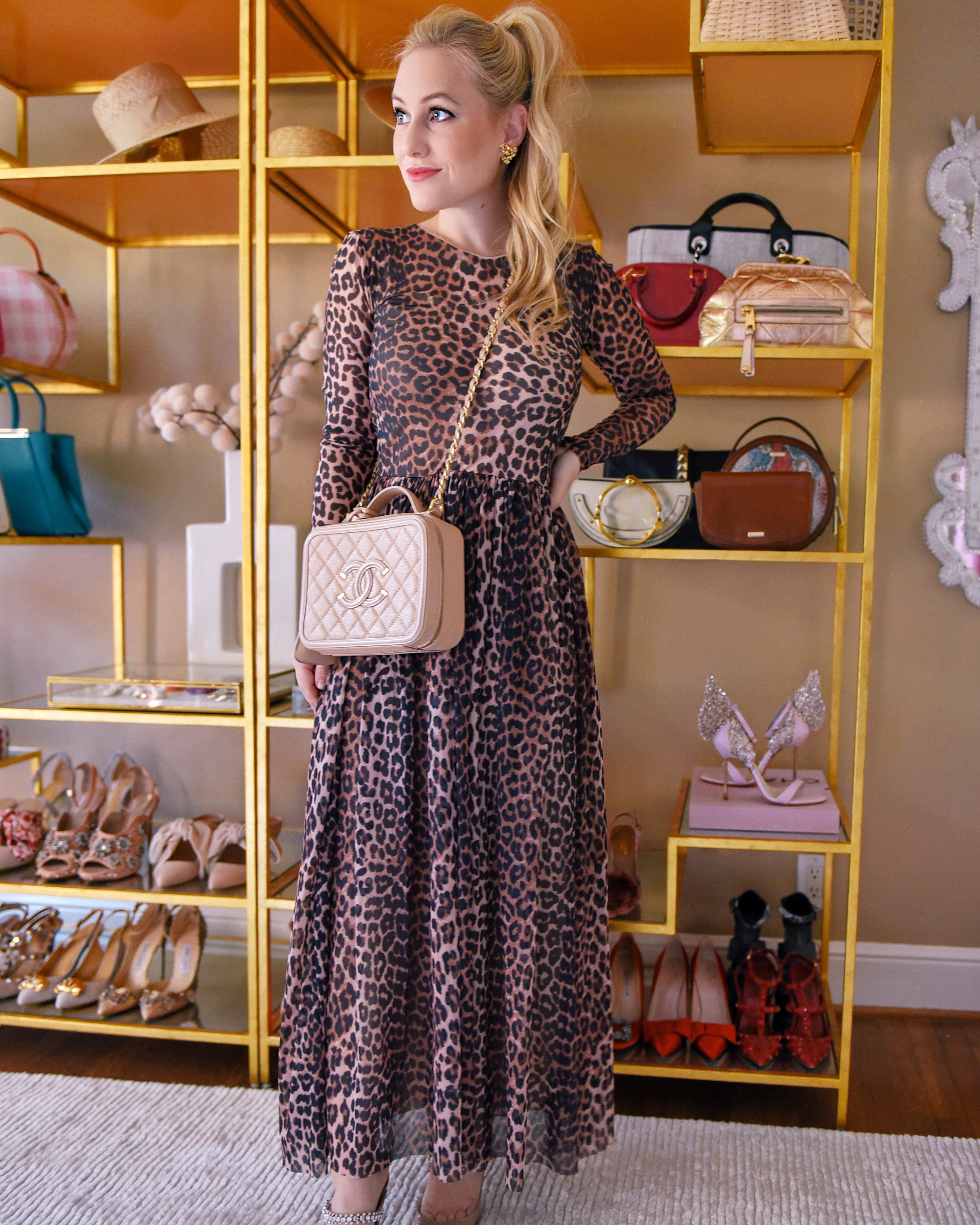 Lo-Murphy-eBay-Handbags-designer-handbag-saint-laurent-bag-pink-handbags-dallas-blogger-ganni-leopard-dress-chanel-bag