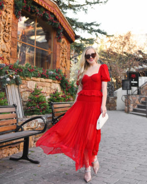 Lo-Murphy-Vail-Red-Dress-Self-Portrait-holiday-dress-jimmy-choo-bing