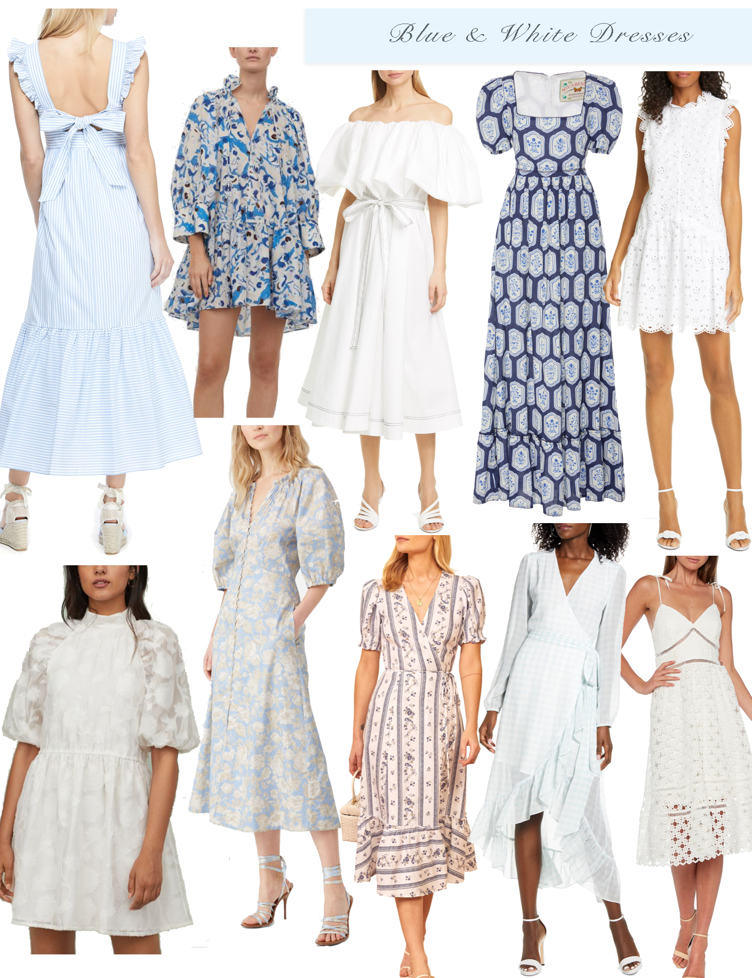 blue-and-white-dresses